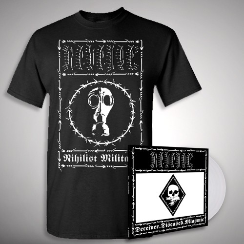 Revenge - Deceiver.Diseased.Miasmic Nihilist - 10" + T Shirt Bundle (Men)