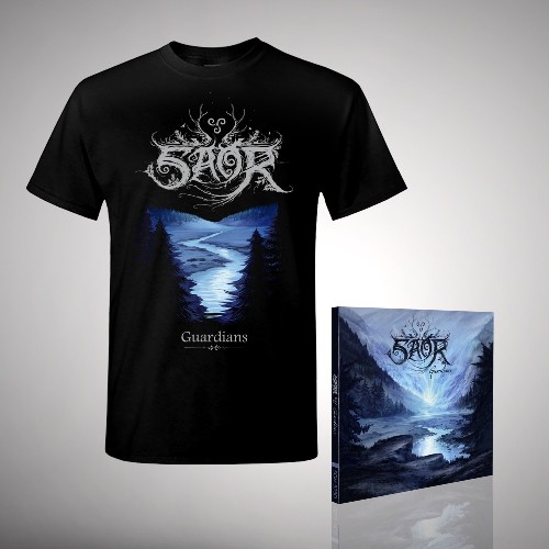Saor - Guardians - CD DIGIPAK + T Shirt bundle (Men)